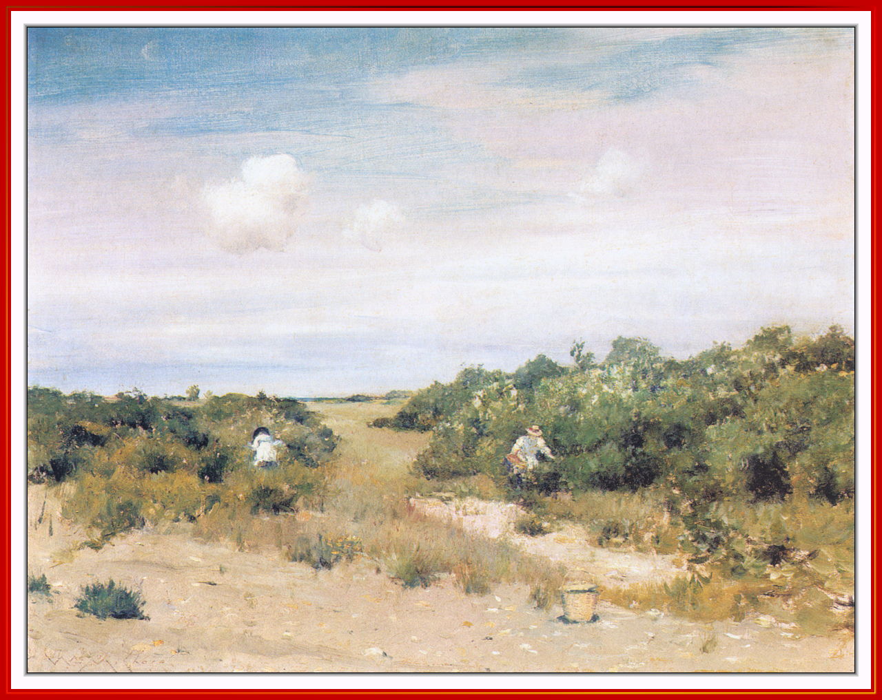 William Merritt Chase Shinnecock Hills, LongIsland #2 1895 Fine Art Print