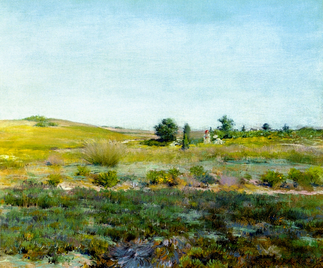 William Merritt Chase Shinnecock Hills, Summer 1895 Fine Art Print