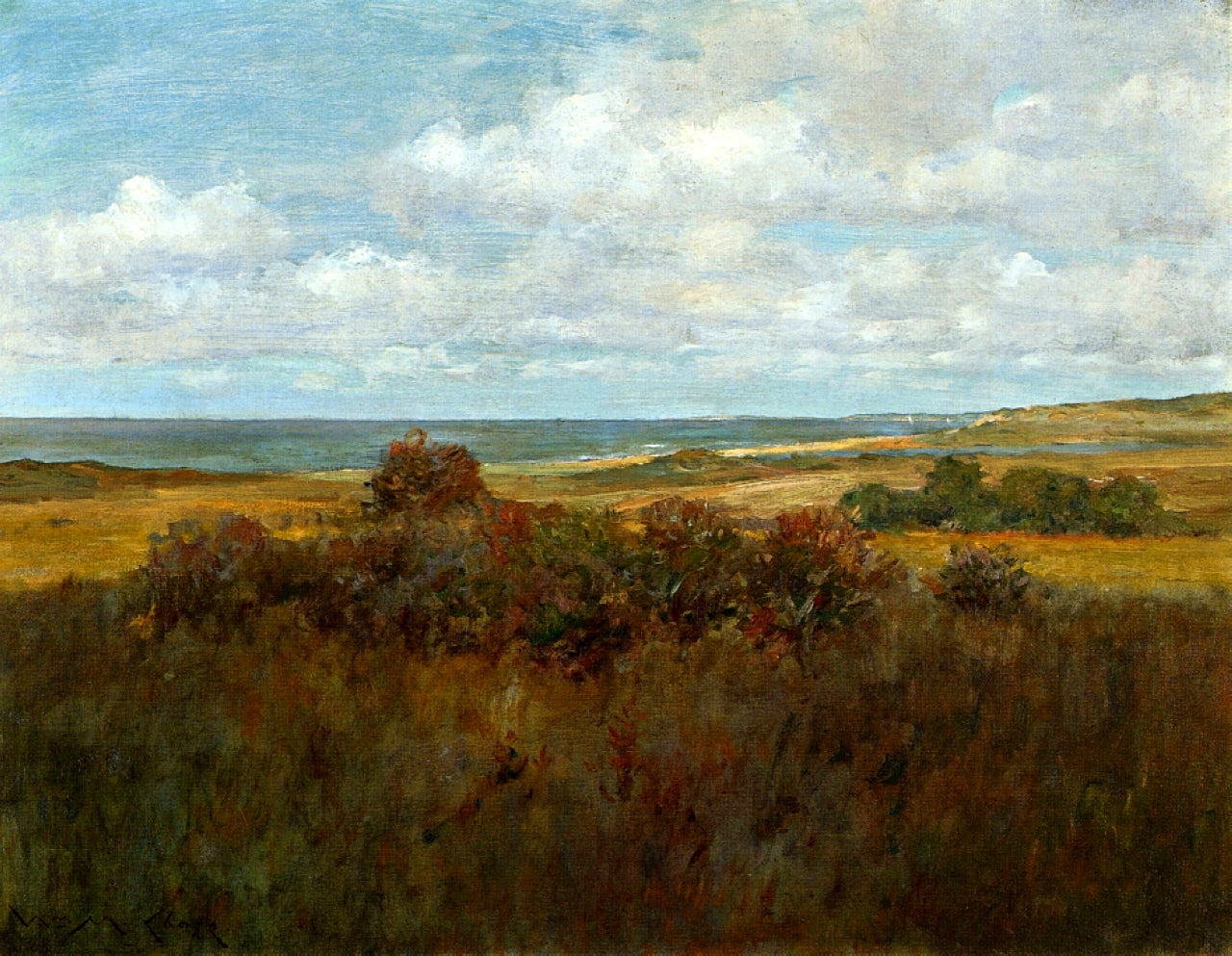 William Merritt Chase Shinnecock Landscape #4 1895 Fine Art Print