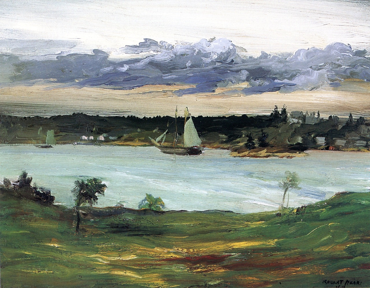Robert Henri Ship in the Bay 1903 Fine Art Print