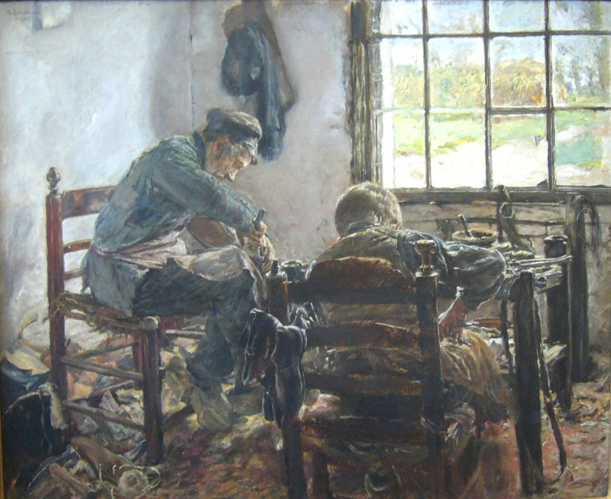 Max Liebermann Shoemaker 1881 Fine Art Print