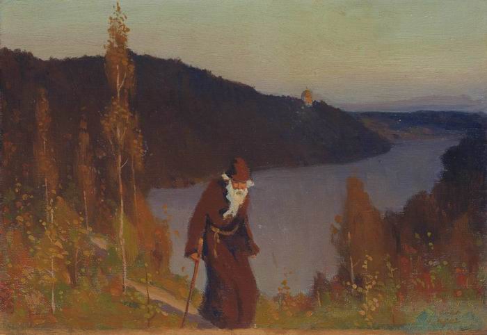 Mikhail Nesterov Silence 1888 Fine Art Print