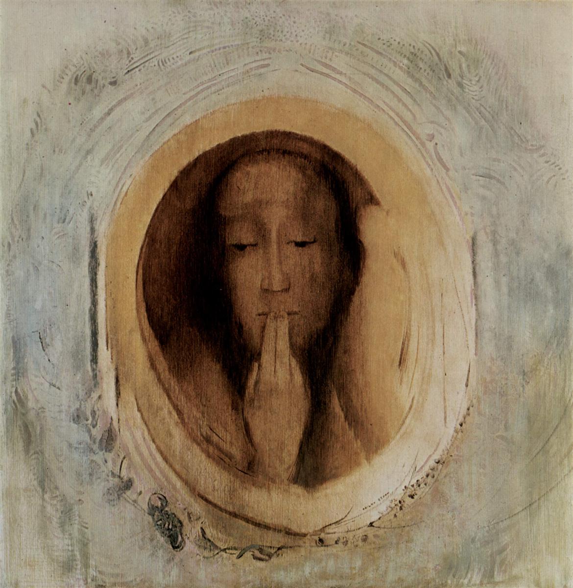 Odilon Redon Silence 1900 Fine Art Print