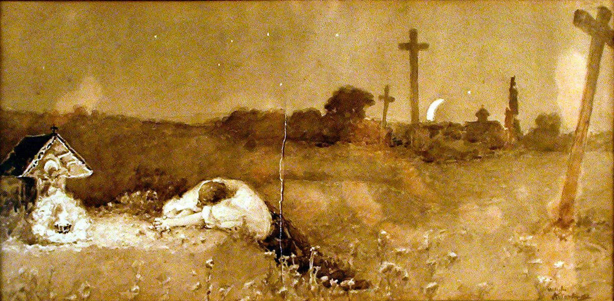 Wilhelm Kotarbinski Silence 1900 Fine Art Print