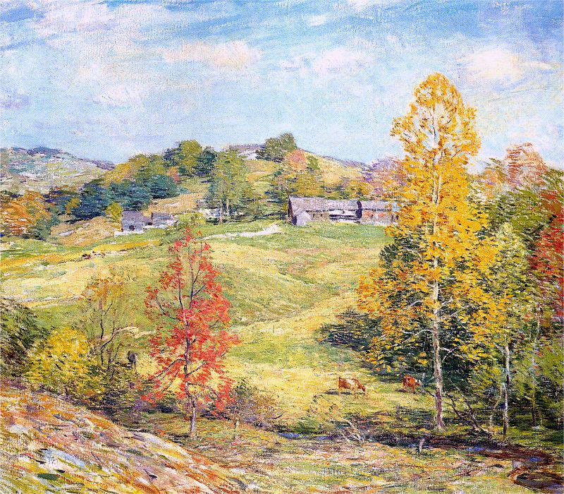 Willard Metcalf Sillon 1911 Fine Art Print
