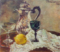 Pyotr Konchalovsky Silver and Crystal 1938 Fine Art Print