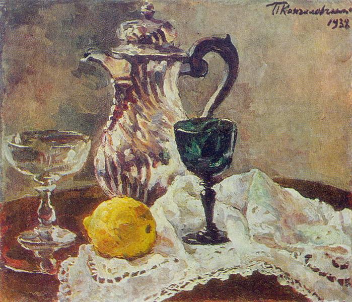 Pyotr Konchalovsky Silver and Crystal 1938 Fine Art Print