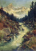 Thomas Hill Sir Donald Peak and Selkirk Glacier, Canada 1890 Fine Art Print