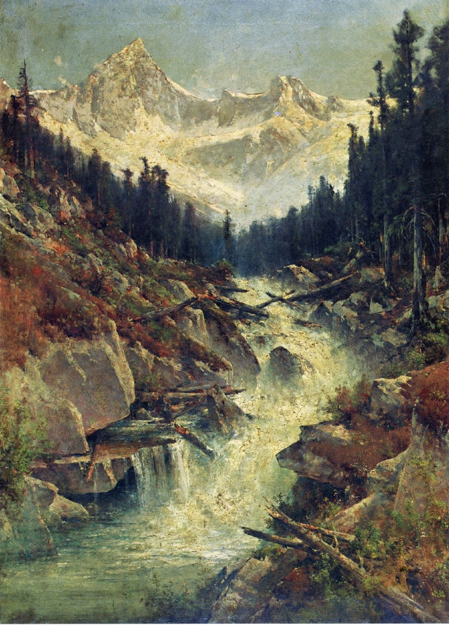Thomas Hill Sir Donald Peak and Selkirk Glacier, Canada 1890 Fine Art Print