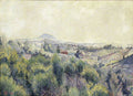 Lucien Pissarro Six Fours from Chemin De L'Hubac 1931 Fine Art Print