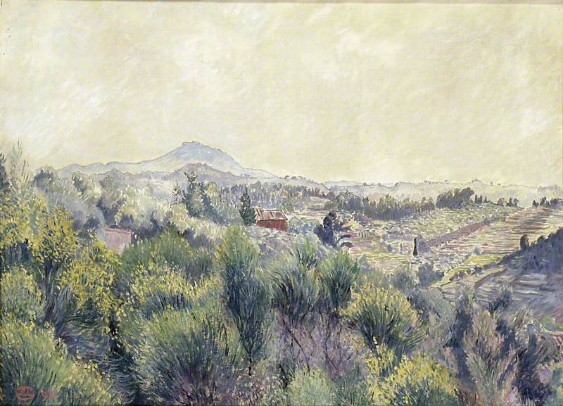 Lucien Pissarro Six Fours from Chemin De L'Hubac 1931 Fine Art Print