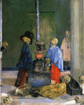 James Ensor Skeletons Trying to Warm Themselves 1889 Fine Art Print