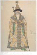 Ivan Bilibin Sketch for the Opera, The Golden Cockerel, by Nikolai Rimsky-Korsakov 1908 Fine Art Print