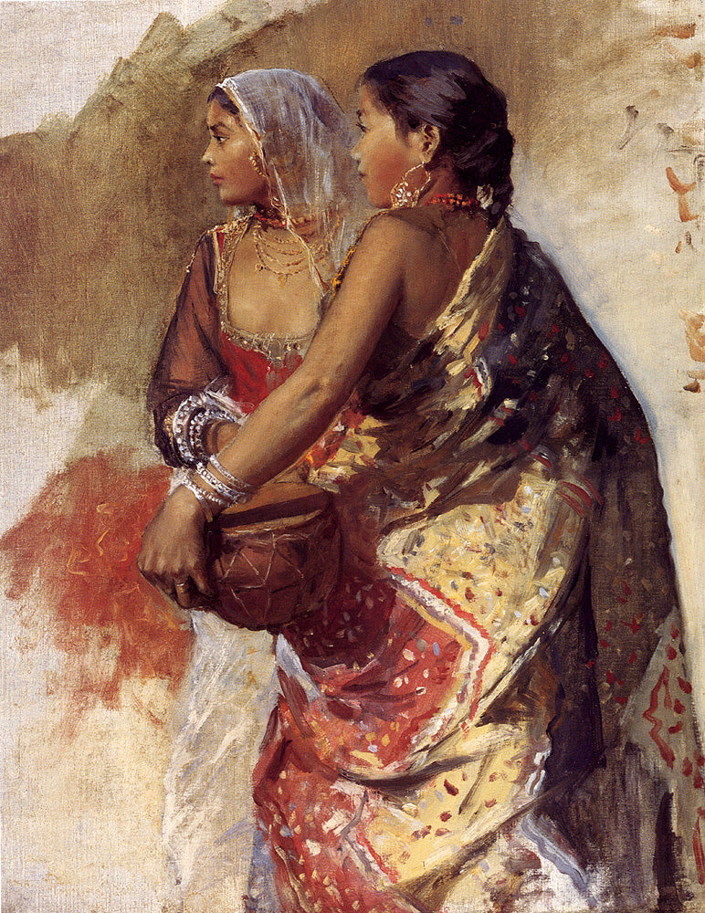 Edwin Lord Weeks Sketch Two Nautch Girls 1885 Fine Art Print