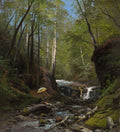 Hermann Ottomar Herzog Sketching on Beaver’s Creek 1880-1885 Fine Art Print