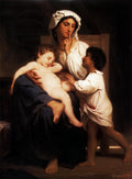William-Adolphe Bouguereau Sleep 1864 Fine Art Print