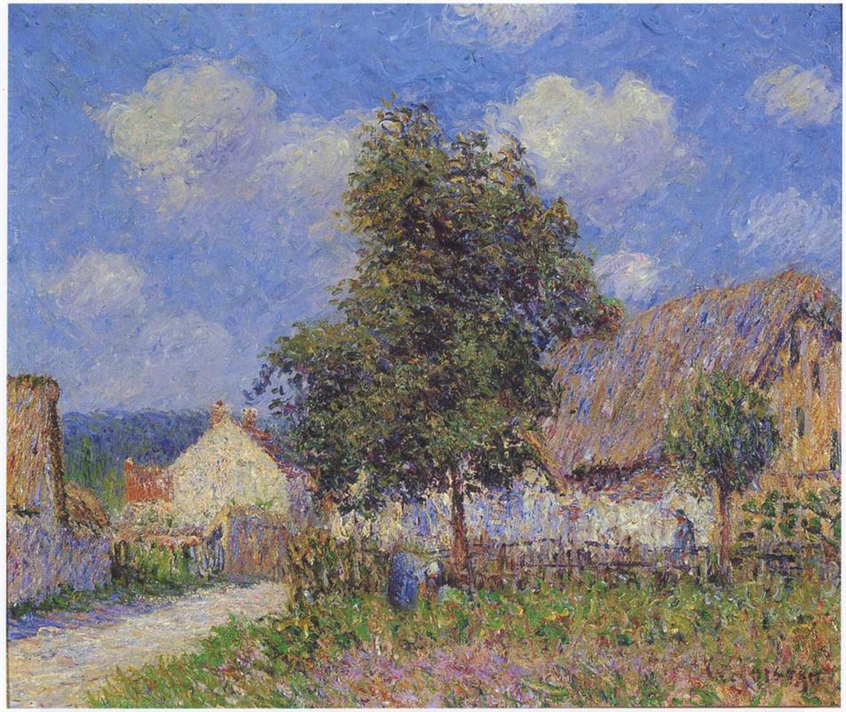 Gustave Loiseau Small Farm at Vaudreuil 1903 Fine Art Print