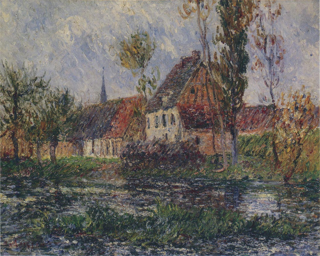 Gustave Loiseau Small Farm by the Eure River 1903 Fine Art Print