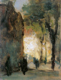 Johan Hendrik Weissenbruch Small Road 1903 Fine Art Print