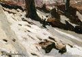Robert Julian Onderdonk Snow near the Cave, Central Park, New York 1902 Fine Art Print