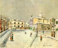 Maurice Utrillo Snow over Montmartre 1934 Fine Art Print