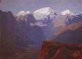 Arkhyp Kuindzhi Snow Tops 1895 Fine Art Print