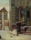 Mikhail Nesterov Snowballs 1879 Fine Art Print