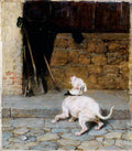 Briton Riviere So full of shapes is fancy 1878 Fine Art Print