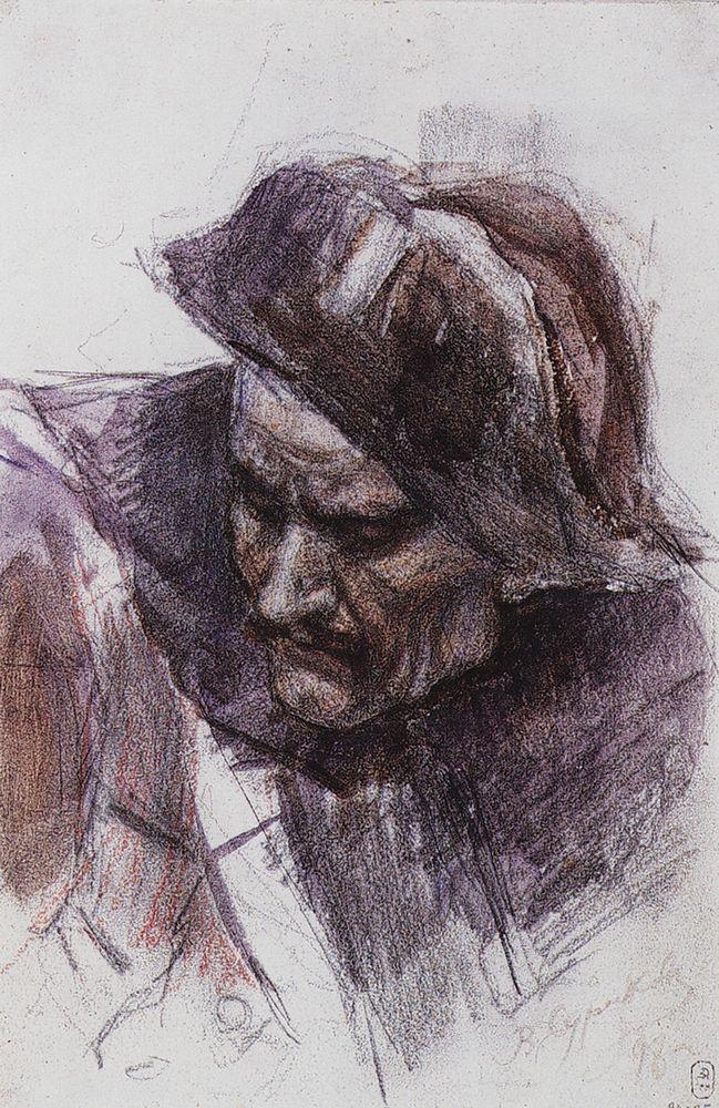 Vasily Surikov Soldier 1898 Fine Art Print