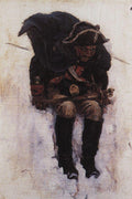 Vasily Surikov Soldier Descending from the Snowy Mountain 1898 Fine Art Print
