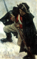 Vasily Surikov Soldier with Gun 1898 Fine Art Print