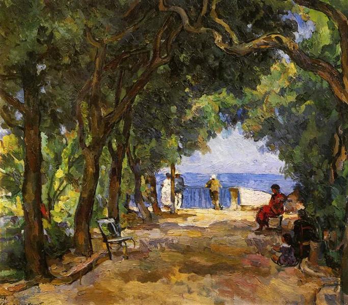 Pyotr Konchalovsky Sorrento. Garden. 1924 Fine Art Print