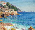 Nikolay Bogdanov Belsky Southern Seascape 1937 Fine Art Print