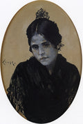 William Merritt Chase Spanish Girl 1886 Fine Art Print