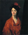 Robert Henri Spanish Woman in a Red Shawl 1907 Fine Art Print