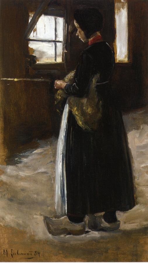 Max Liebermann Spinner 1886 Fine Art Print
