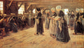 Max Liebermann Spinning Workshop in Laren 1889 Fine Art Print
