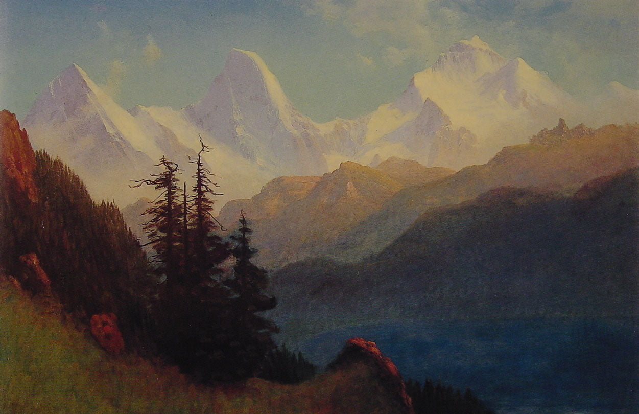 Albert Bierstadt Splendour of the Grand Tetons 1868 Fine Art Print