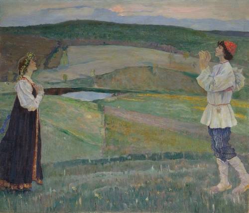 Mikhail Nesterov Spring 1922 Fine Art Print