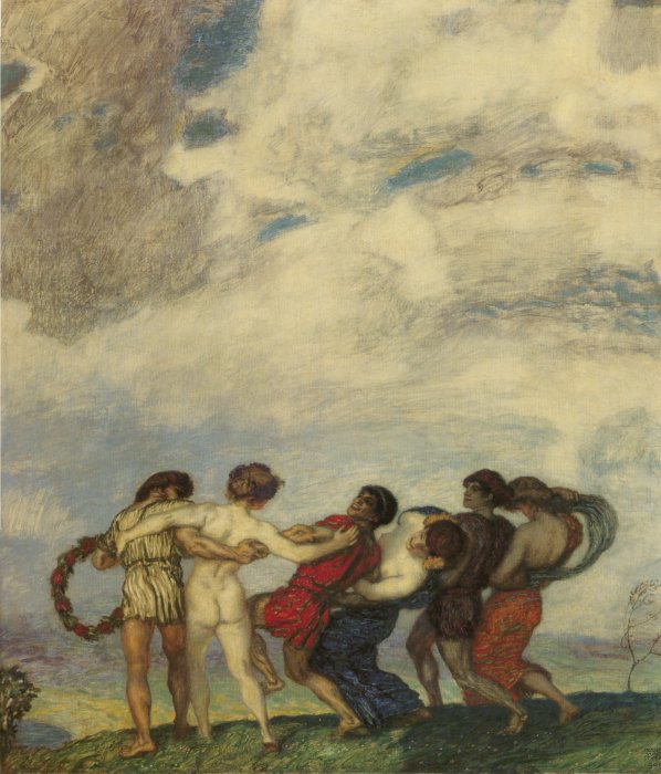 Franz Stuck Spring Dance 1909 Fine Art Print