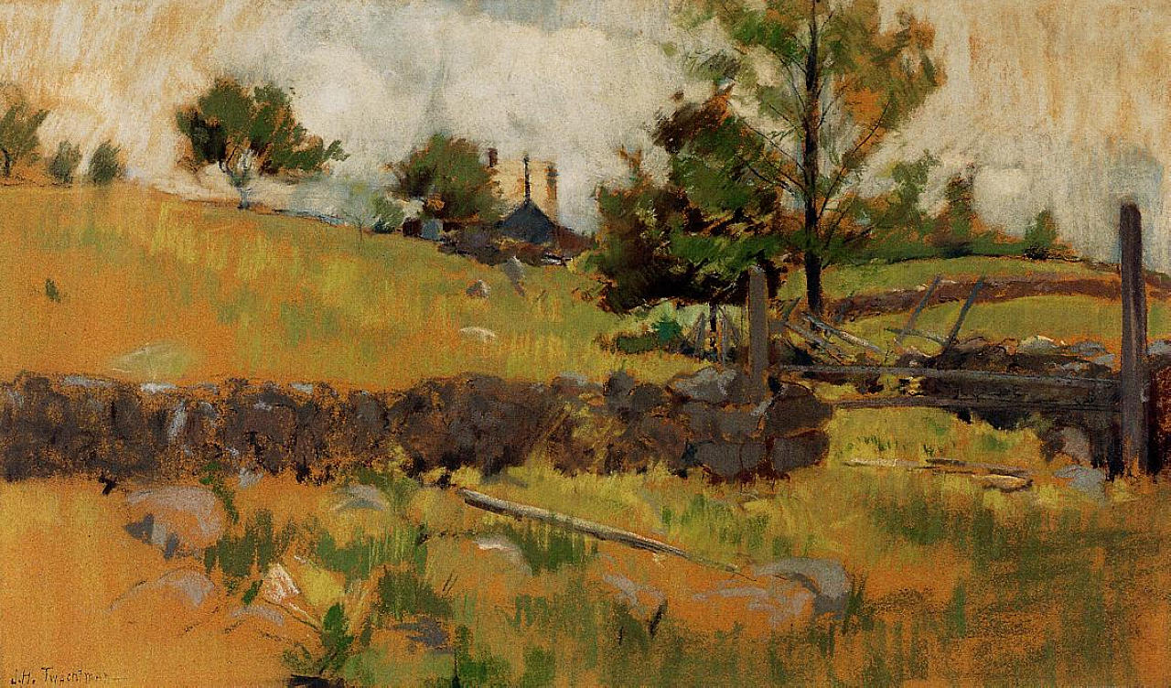John Henry Twachtman Spring Landscape 1891 Fine Art Print