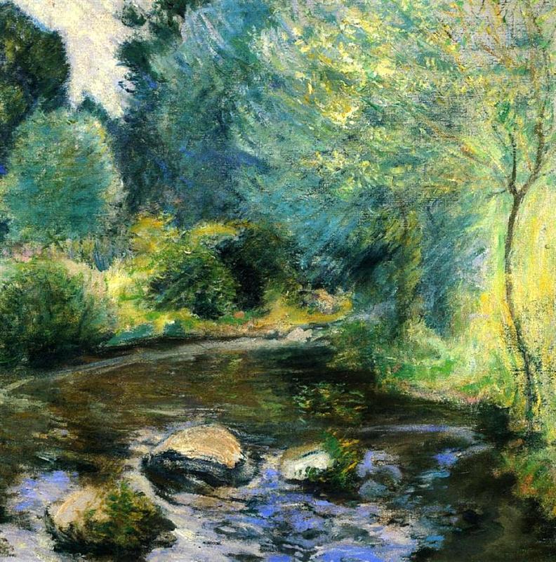 John Henry Twachtman Spring Stream 1899 Fine Art Print