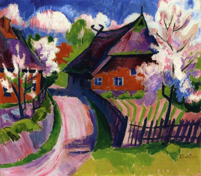 Max Pechstein Springtime 1919 Fine Art Print
