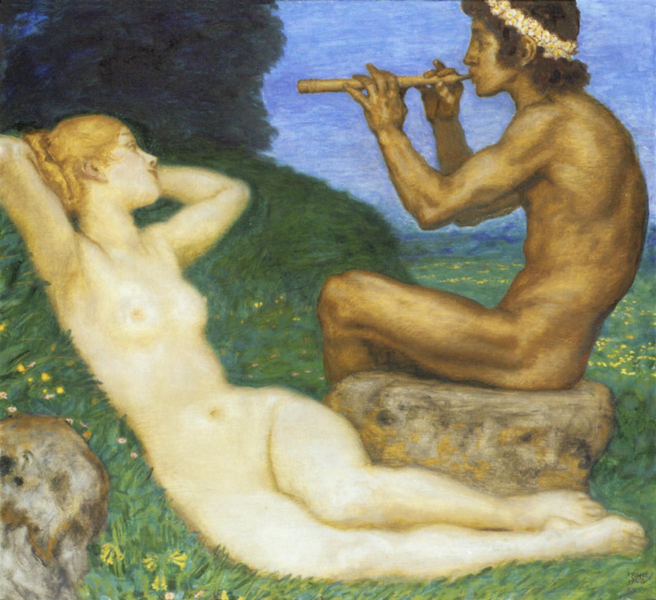 Franz Stuck Springtime of Love 1917 Fine Art Print
