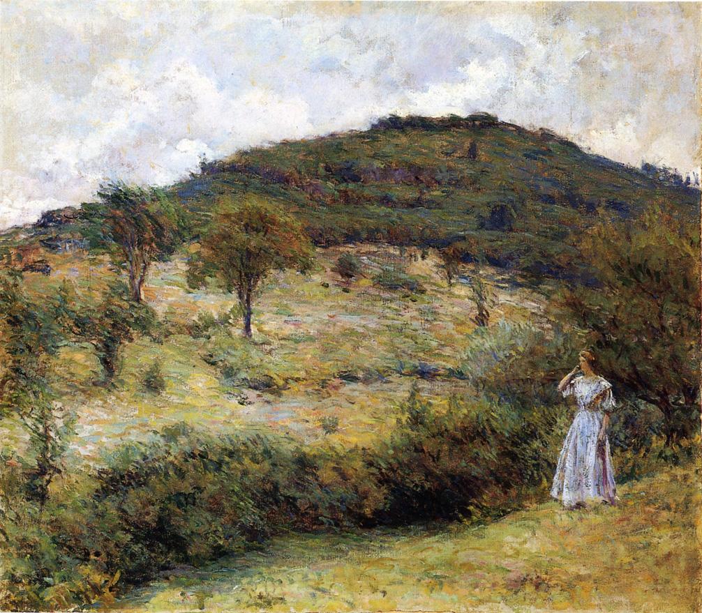 Robert Lewis Reid Springtime Stroll 1929 Fine Art Print