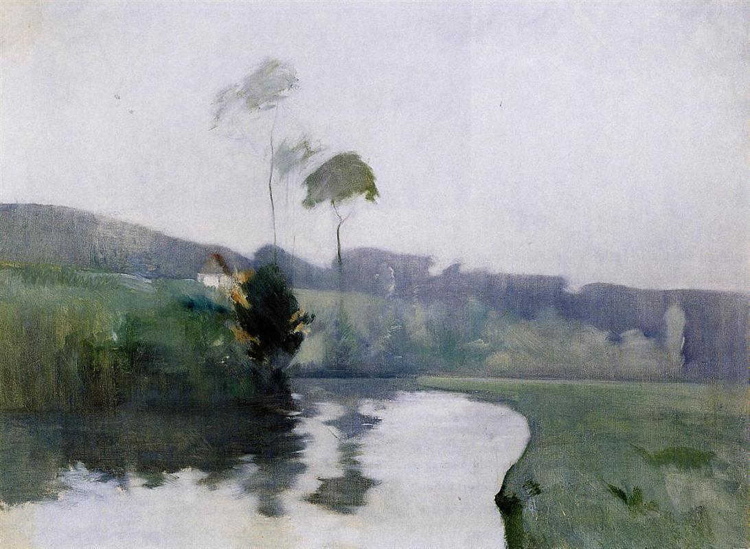 John Henry Twachtman Springtime 1884 Fine Art Print