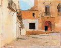 Joaquín Sorolla Square of Valencia 1880 Fine Art Print