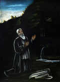 Niko Pirosmani Anchorite Giorgi 1904 Fine Art Print