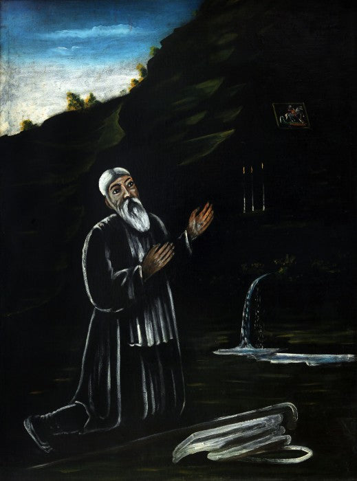 Niko Pirosmani Anchorite Giorgi 1904 Fine Art Print