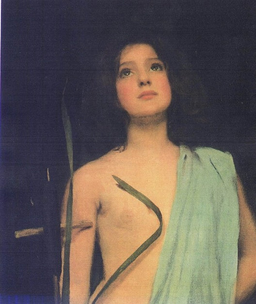 John William Waterhouse St. Joan 1870-1874 Fine Art Print